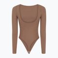 Dámské body Girlfriend Collective Ava Scoop Back brownie 8