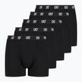 Pánské boxerky CR7 Basic Trunk 5 párů black/white
