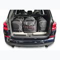 Sada tašek do zavazadlového prostoru KJUST BMW X3 Phev 2019+ 4 ks black 14