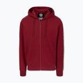 Pánská mikina  Pitbull Tape Nugget Hooded Zip Sweatshirt burgundy 6