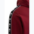 Pánská mikina  Pitbull Tape Nugget Hooded Zip Sweatshirt burgundy 10