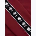Pánská mikina  Pitbull Tape Nugget Hooded Zip Sweatshirt burgundy 11