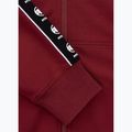 Pánská mikina  Pitbull Tape Nugget Hooded Zip Sweatshirt burgundy 12