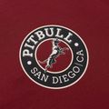 Pánská mikina  Pitbull San Diego Ca Crewneck Sweatshirt burgundy 5