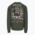 Pánská mikina  Pitbull Troublemaker Crewneck Sweatshirt old green 2
