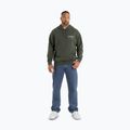 Pánská mikina  Pitbull Troublemaker Hooded Sweatshirt old green 2
