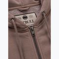 Pánská mikina Pitbull Lancaster 2 Hooded Zip Sweatshirt washed burgundy 8