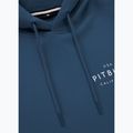 Pánská mikina Pitbull Sampson Hooded Sweatshirt petrol blue 7