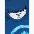 Pánské tričko na lezení Pitbull Rashguard Logo Palms blue 5