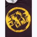 Pánský rashguard s dlouhým rukávem Pitbull Rashguard Logo Palms brown 6