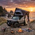 Střešní stan pro 2 osoby OFFLANDER Fold Y 190 black 10