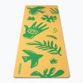 Podložka na jógu/fitness FORCEBAND Energy Yellow 4 mm green/yellow
