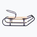 Kovové sáňky HUMBAKA with backrest and footrests navy blue 3