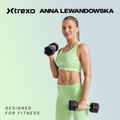 Chromované činky XTREXO 2x12 kg silver  2