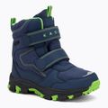 Dětské sněhule KADVA Snowey Mid WaterProof modro/zelené