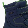 Dětské sněhule KADVA Snowey Mid WaterProof tmavě modrá/zelená 8