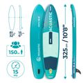 Sada paddleboard SUP nafukovací AQUASTIC Perth 10'8" allround zelený 18