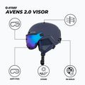 Lyžařská helma ATTABO Avens 2.0 Visor modrá 2