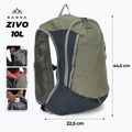 Turistický batoh KADVA Zivo 10 l šedý 2
