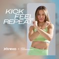 Sada posilovacích odporových gum XTREXO x Anna Lewandowska bands Beige/Milktea 2