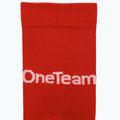 Dětské fotbalové ponožky OneTeam Precision football socks sada 2-pack červená 4