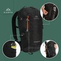 Turistický batoh KADVA Escapada 20 l černý 20