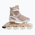 Dámské kolečkové brusle ATTABO Luna fitness beige 2
