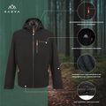 Pánská nepromokavá bunda KADVA Forest černá 22