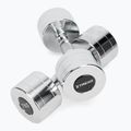 Chromované činky XTREXO 2x7 kg silver  5
