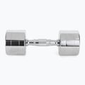 Chromované činky XTREXO 2x9 kg silver  4