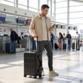 Cestovní kufr Kadva Tigre 37l Black 14