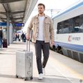 Střední cestovní kufr Kadva Tigre 64l Silver 17