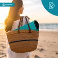 Ručník AQUASTIC Wavey blue/green 14