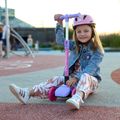 Dětská tříkolová koloběžka HUMBAKA Starshine LED fioletowy 4
