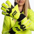 Brankářské rukavice Football Masters Invictus X PRO yellow fluo 5