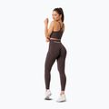 Dámské tréninkové legíny Carpatree Allure Seamless berry brown 3