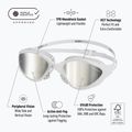 Plavecké brýle BuddySwim OzeanX Mirror white / silver 7