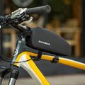 Cyklistická brašna na rám Rockbros AS-019-1 Bike Tube Bag L black 11