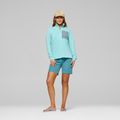 Dámská trekingová mikina NORRONA Femund Warm1 Zip Neck aqua haze/trooper 2