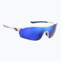 Dětské sluneční brýle Under Armour 7001/S S3 matte white/blue multilayer oleophobic