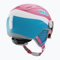 Dětská  lyžařská helma  HEAD Maja Visor pink/blue/silver red 11