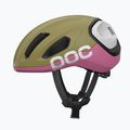 Cyklistická helma POC Amidal olivine green matt/thulite pink matt 10