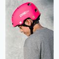 Dětská cyklistická přilba POC POCito Crane MIPS fluorescent pink 7