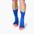 Ponožky X-Socks Run Perform Warm Crew twyce blue/orange  4