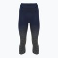 Dámské termo kalhoty X-Bionic Invent Graphics 3/4 marine/grey/light grey 3
