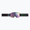 Lyžařské brýle SCOTT React black/aurora green/enhancer teal chrome/pro green 6