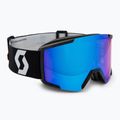 Lyžařské brýle SCOTT Shield mineral black/white/& illuminator blue chrome