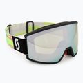 Lyžařské brýle SCOTT Ambit Compact black/neon yellow/amp white chrome