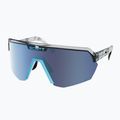 Sluneční brýle SCOTT Sport Shield black/neon blue/amp beryl blue chrome