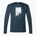 Pánské tričko Longsleeve super.natural 2 Pitch blueberry/various 2